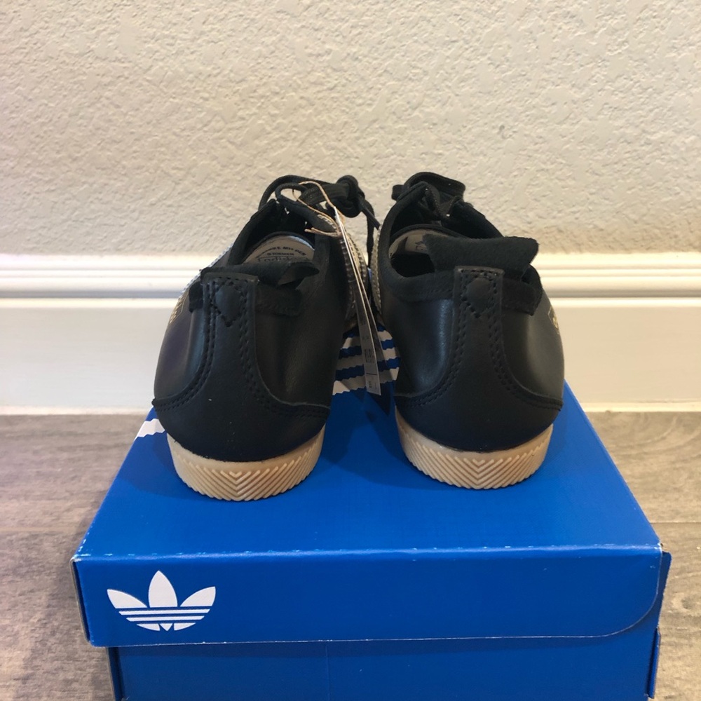 Adidas Originals Country Japan Leather Sneakers Black White Mens Shoes - New! - Picture 4 of 9